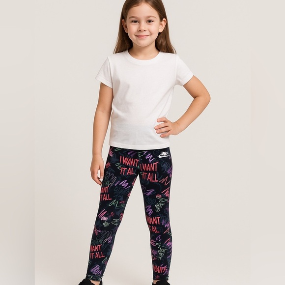 Nike girl youth glow in the dark leggings 
Size XL/extra large - Picture 1 of 8